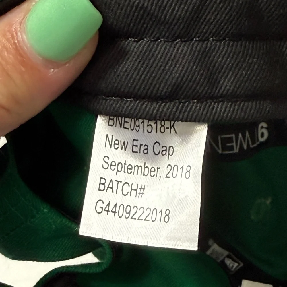 New Era Green Cap with Adjustable Strap